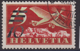 1935 Flugpost ⵙ  Zum:CH F19a, Mi:CH 285a,Yt:CH PA19, Flugzeug - Used Stamps