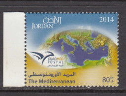 2014 Jordan Euromed JOINT ISSUE  Complete Set Of 1 MNH - Jordan