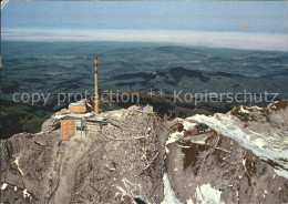 11871419 Saentis AR Fliegeraufnahme Bergstation Blick Gegen Bodensee Saentis AR - Sonstige & Ohne Zuordnung