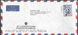 Kuwait Cover To Germany 1990s. 150F Rate Central Bank Of Kuwait Stamp - Kuwait