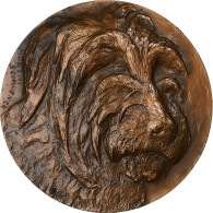 France, Médaille, Chiens, Concours Canin, 1983, Bronze, Schwenck, SUP - Andere & Zonder Classificatie