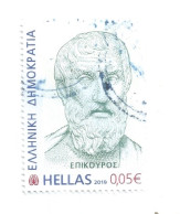 (GREECE) 2019, EPIKOUROS - Used Stamp - Gebraucht