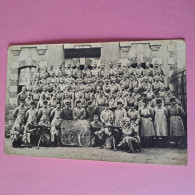 13ème Régiment D'Infanterie - Nevers - Decize (58) - Photo De Groupe Compagnie De Mitrailleuses - Oorlog, Militair