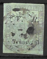 SOUTH AFRICA..." TRANSVAAL.".....QUEEN VICTORIA..(1837-01.).......3d........SG119e......(CAT.VAL.£85...)........USED. - Transvaal (1870-1909)