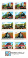 Australia 2004 Railways In Australia Booklet - 10 Self Adhesive Stamps - Unused B231120 - Markenheftchen