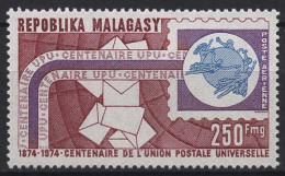 Madagaskar 1974 100 Jahre Weltpostverein UPU 716 Postfrisch - Madagascar (1960-...)