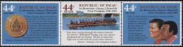 Palau 1986 Präsident Remeliik 146/48 ZD Postfrisch (C850) - Palau