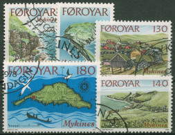 Färöer 1978 Insel Mykines 31/35 Gestempelt - Islas Faeroes