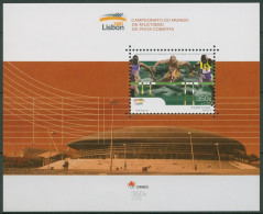 Portugal 2000 Leichtathletik WM Lissabon Hürden Block 166 Postfrisch (C91169) - Hojas Bloque