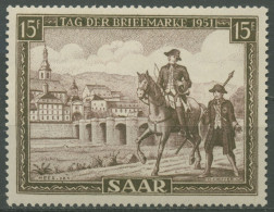 Saarland 1951 Tag Der Briefmarke 305 Postfrisch - Ongebruikt