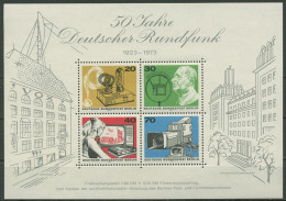 Berlin 1973 50 Jahre Deutscher Rundfunk Block 4 Postfrisch (C16737) - Blocks & Sheetlets