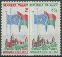 Madagaskar 1962 2. Jahrestag Der Aufnahme In Die UNO 475/76 Postfrisch - Madagascar (1960-...)