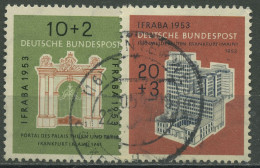 Bund 1953 Int. Briefmarken-Ausstellung IFRABA 171/72 Gestempelt - Gebraucht