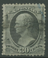 USA 1870 Politiker Alexander Hamilton 45 V Gestempelt, Zahnfehler - Oblitérés