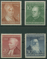 Bund 1952 Wohlfahrt Helfer Der Menschheit 156/59 Postfrisch, Zahnfehler (R19481) - Neufs