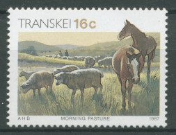 Transkei 1987 Kultur Der Xhosa Haustiere Pferd Schaf 201 Postfrisch - Transkei