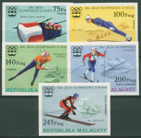 Madagaskar 1975 Olympische Spiele Innsbruck 767/71 B Postfrisch - Madagascar (1960-...)