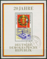 DDR 1969 20 Jahre DDR Berlin Block 28 Gestempelt (C96731) - Other & Unclassified