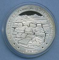 Tschad 1000 Francs 1999 Stadt Jericho, Silber, PP In Kapsel (m4702) - Tchad