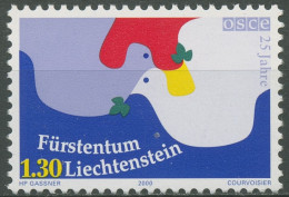 Liechtenstein 2000 Organisation OSZE Friedenstaube 1248 Postfrisch - Unused Stamps