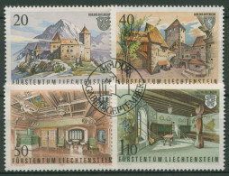 Liechtenstein 1981 Burg Gutenberg 780/83 Gestempelt - Gebraucht