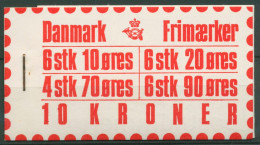 Dänemark 1974 Königin Markenheftchen Mit MiNr.328,556,570/71 Postfrisch (C60847) - Carnets