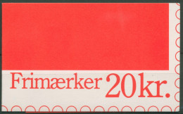 Dänemark 1988 Wellenlinien Königin Markenheftchen MH 38 Postfrisch (C60841) - Carnets