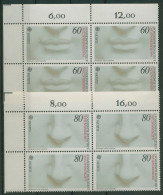 Bund 1986 Europa CEPT Umweltschutz 1278/79 4er-Block Ecke 1 Postfrisch (R80127) - Unused Stamps