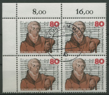 Bund 1986 Carl Maria Von Weber 1284 4er-Block Ecke 1 Gestempelt (R80148) - Used Stamps