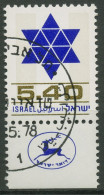 Israel 1978 Freimarke Davidstern 760 Mit Tab Gestempelt - Used Stamps (with Tabs)