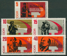 DDR 1967 Lenin Oktoberrevolution Russland 1312/16 A Postfrisch - Unused Stamps