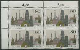 Bund 1987 750 Jahre Berlin 1306 4er-Block Ecke 1 Postfrisch (R80180) - Ongebruikt