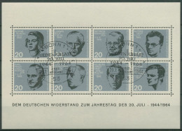 Bund 1964 Deutsche Widerstandskämpfer Block 3 ESST Bonn Gestempelt (C98604) - Altri & Non Classificati