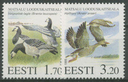 Estland 1994 Naturschutzgebiet Matzal Gänse 245/46 Postfrisch - Estland