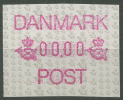 Dänemark ATM 1990 Postembleme 0000-Druck ATM 1 I Postfrisch - Vignette [ATM]