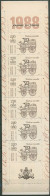 Frankreich 1988 Tag D.Briefmarke Kutsche Markenheftchen MH 13 Postfrisch(C60861) - Dag Van De Postzegel