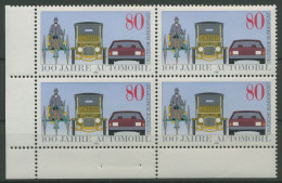 Bund 1986 Entwicklungsstufen Des Autos 1268 4er-Block Ecke 3 Postfrisch (R80120) - Unused Stamps