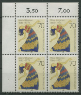 Bund 1986 Tänzerin Mary Wigman 1301 4er-Block Ecke 1 Postfrisch (R80145) - Unused Stamps