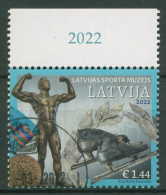 Lettland 2022 Sportmuseum 1152 Gestempelt - Letonia