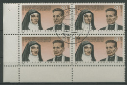 Bund 1988 Stein, Mayer Seligsprechung 1352 4er-Block Ecke 3 Gestempelt (R80211) - Used Stamps