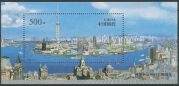China 1996 Sonderwirtschaftszone Pudong Shanghai Block 78 Postfrisch (C8239) - Blokken & Velletjes