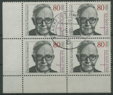 Bund 1986 Theologe Karl Barth 1282 4er-Block Ecke 3 Gestempelt (R80133) - Gebruikt