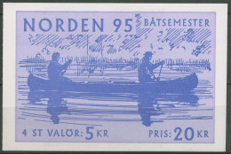 Schweden 1995 NORDEN Schiffe Markenheftchen MH 204 Postfrisch (C60830) - 1981-..