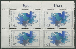 Bund 1986 Jahr Des Friedens 1286 4er-Block Ecke 1 Postfrisch (R80138) - Ungebraucht