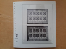 LINDNER-T Vordruckblätter Bund 10er-Bogen 2005 Gebraucht, Neuwertig (Z2913) - Pre-printed Pages