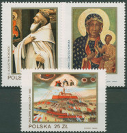 Polen 1982 Schwarze Madonna Paulinerkloster Gemälde 2818/20 Postfrisch - Unused Stamps