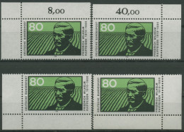 Bund 1988 Friedrich Wilhelm Raiffeisen 1358 Alle 4 Ecken Postfrisch (E1655) - Unused Stamps