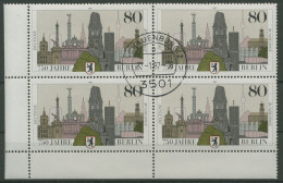 Bund 1987 750 Jahre Berlin 1306 4er-Block Ecke 3 Gestempelt (R80160) - Used Stamps