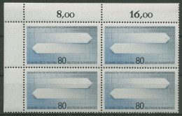 Bund 1986 OECD 1294 4er-Block Ecke 1 Postfrisch (R80142) - Neufs