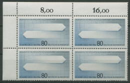 Bund 1986 OECD 1294 4er-Block Ecke 1 Postfrisch (R80142) - Ungebraucht